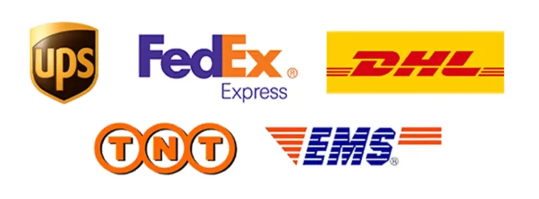 PAYMENT zoralinkcom Logos of major shipping and delivery services including UPS FedEx Express DHL TNT and EMS indicating reliable options for product delivery