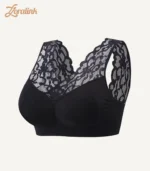 Wireless T Shirt Bra black