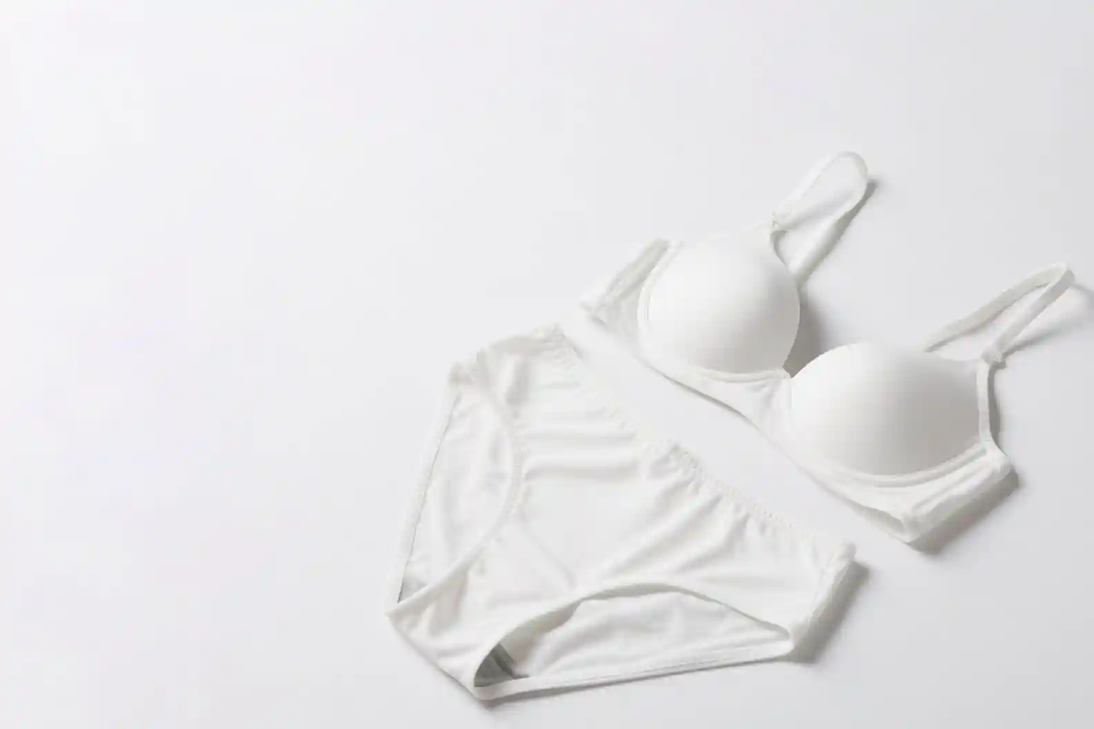 Lingerie set of bra and panties final product of expert underwear manufacturing