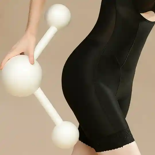 Model showcasing shapewear body shaping lingerie for womens comfort