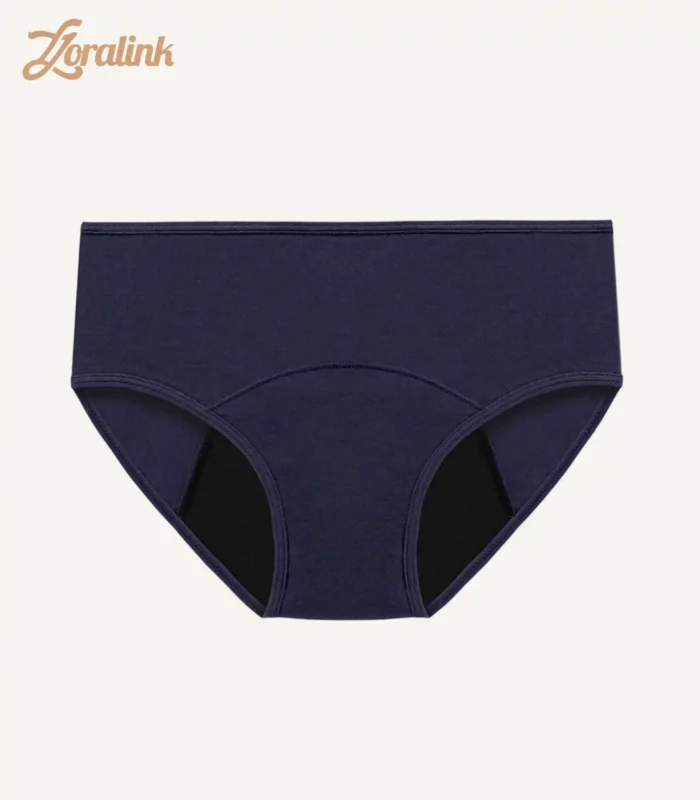Mid Rise Period Panties Navy Blue