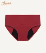MidRise Period Panties Seamless Reusable Leakproof06 zoralinkcom Mid Rise Period Panties Red
