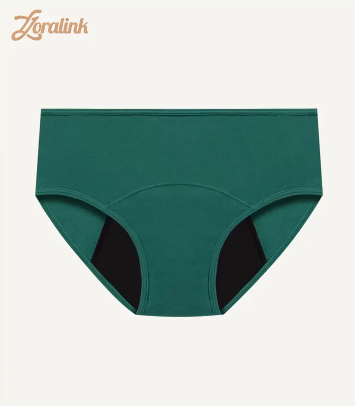 Mid Rise Period Panties Green