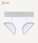 MidWaist Cotton Underwear Soft Seamless Full Coverage02 zoralinkcom Mid Waist Cotton Underwear White