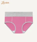 MidWaist Cotton Underwear Soft Seamless Full Coverage08 zoralinkcom Mid Waist Cotton Underwear Raspberry Rose
