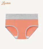 MidWaist Cotton Underwear Soft Seamless Full Coverage11 zoralinkcom Mid Waist Cotton Underwear Orange