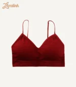 Seamless Everyday Bras Comfortable Breathable Bralette03 zoralinkcom Seamless Everyday Bras Red