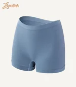 Seamless Shaping Sports Panties Soft Stretch Active Fit13 zoralinkcom A pair of seamless light blue panties made from soft and stretchy fabric for a comfortable and smooth fit