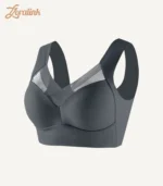 Seamless Sport Bras VestFull Coverage High Stretch Support02 zoralinkcom Seamless Sport Bras Charcoal Grey