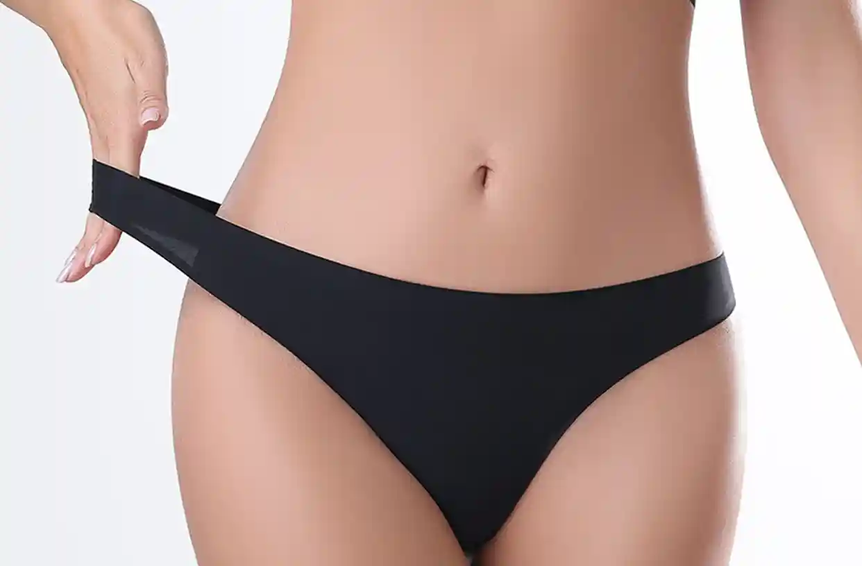 Sports Thongs Panties Seamless Soft Bonded Comfort10 zoralinkcom A black sports thongs panties with a bonded waistband and soft fabric designed for comfort and minimal coverage