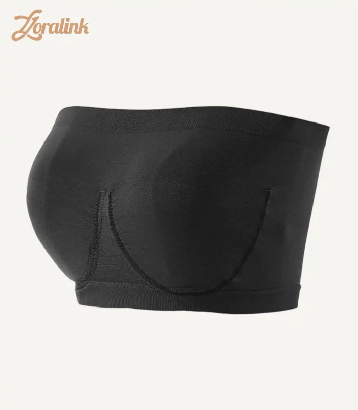 Strapless Bra Wireless Seamless Comfort for Women Black