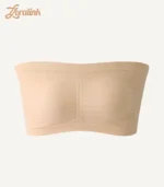 Strapless Bra Tube Top Wireless Seamless Comfortable02 zoralinkcom Strapless Bra Tube Top Beige