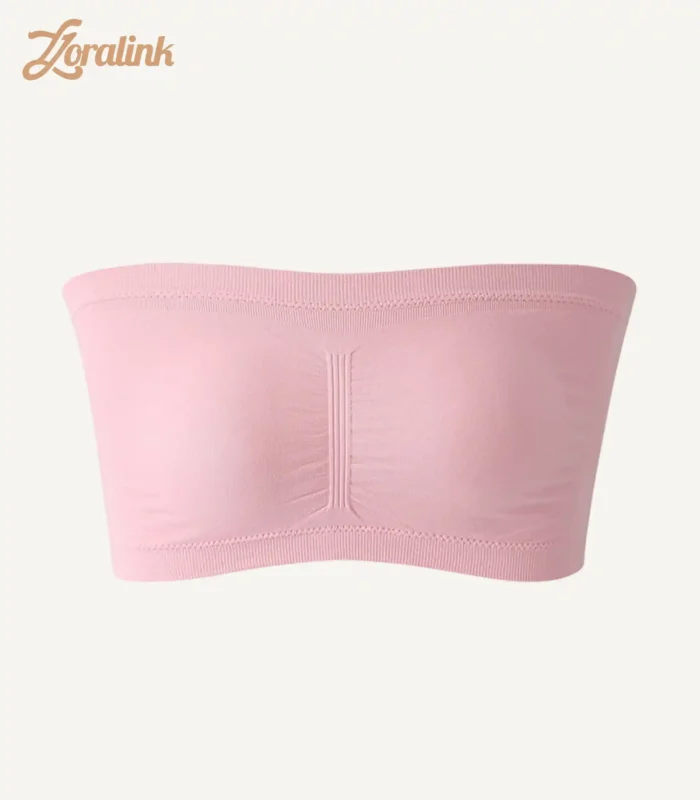 Strapless Bra Tube Top Pink