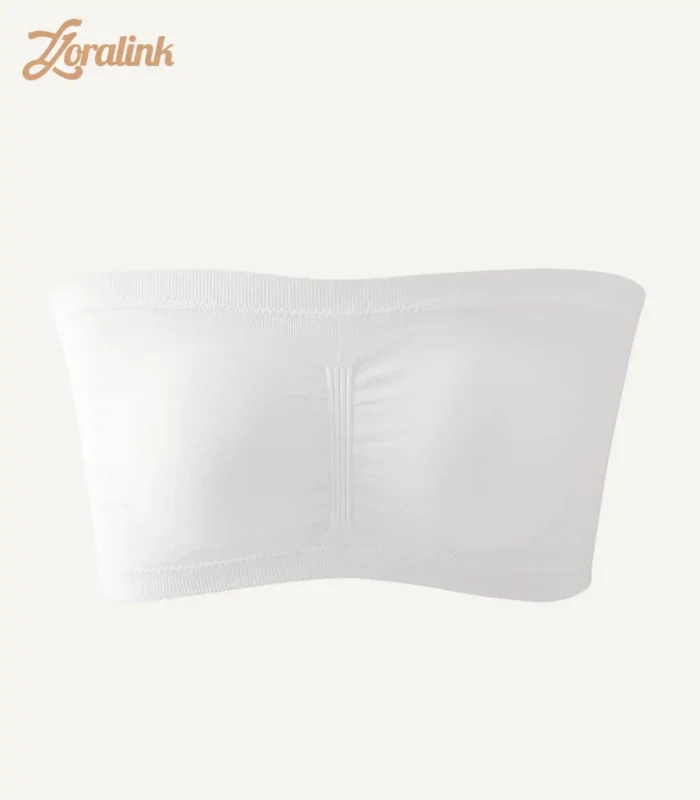 Strapless Bra Tube Top White