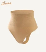 Tummy Control Underwear Seamless Breathable Thong03 zoralinkcom Beige seamless high waisted tummy control underwear for shaping and comfort