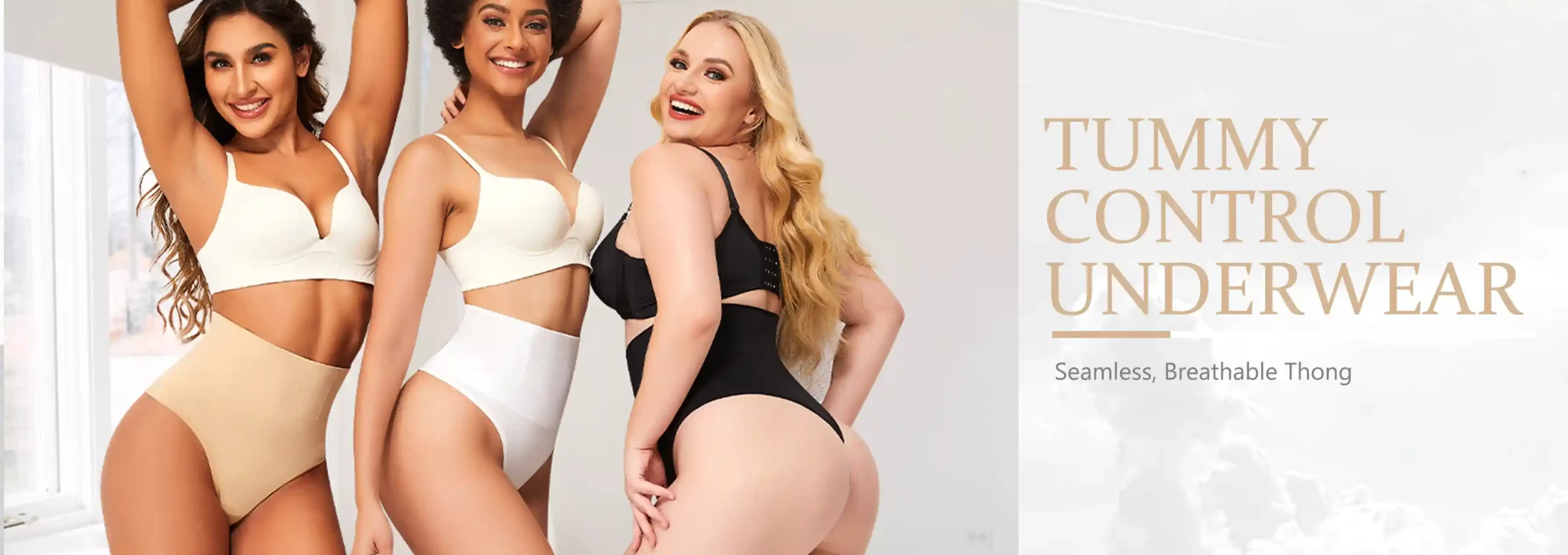 Tummy Control Underwear Seamless Breathable Thong14 zoralinkcom Promotional image for tummy control underwear highlighting seamless and breathable thong features