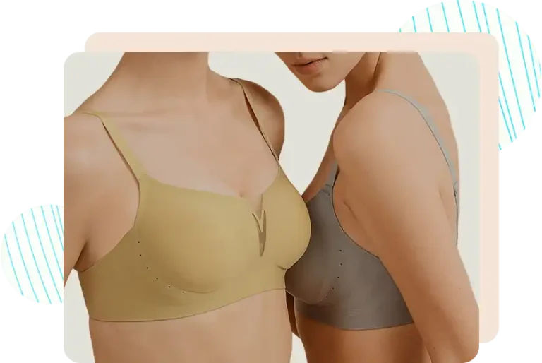 Underwear Sustainability Practices021 zoralinkcom A beige seamless bra embodying comfort and modern design in underwear with considerations for sustainability in material and production